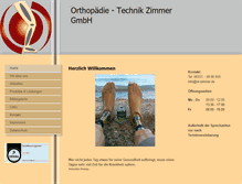 Tablet Screenshot of ot-zimmer.de